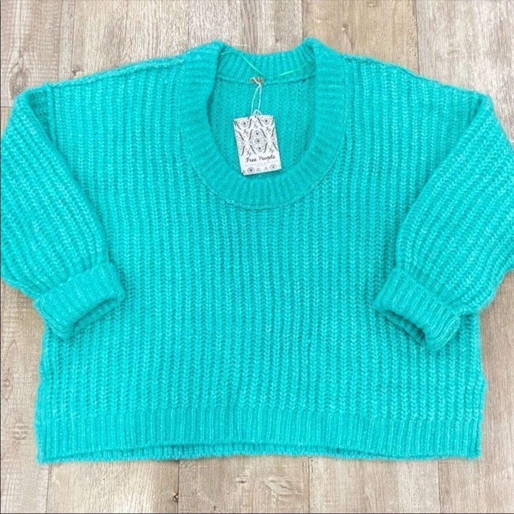 #181 New! Free People 🌸FIRM Chunky Oversized SweaterNWT - Picture 10 of 10